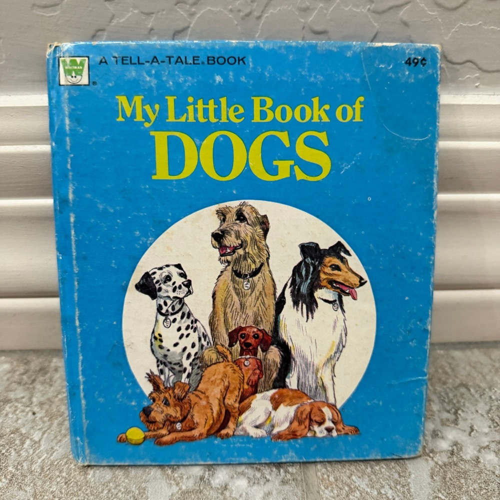 Vintage Tell-A-Tale My Little Book of Dogs 1976